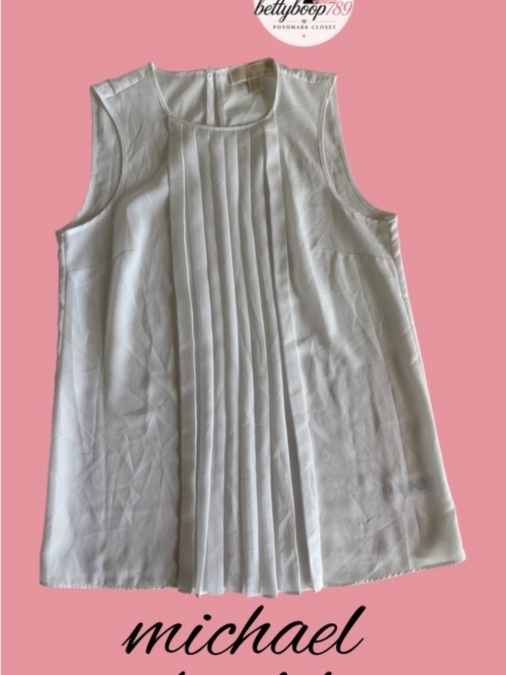 Michael Kors White Lightweight Blouse